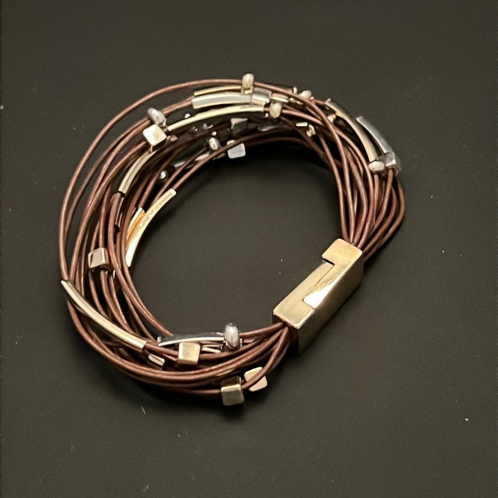 Kenneth Cole Multi Strand Beaded Bracelet